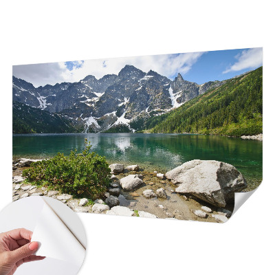 Samolepilna fototapeta z motivom gorskega jezera