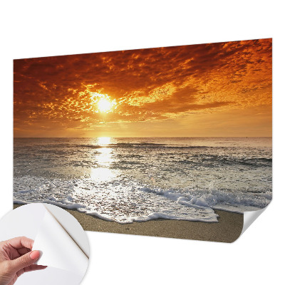 Samolepilna fototapeta z motivom oceanskih valov