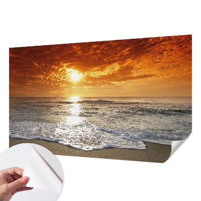 Samolepilna fototapeta z motivom oceanskih valov