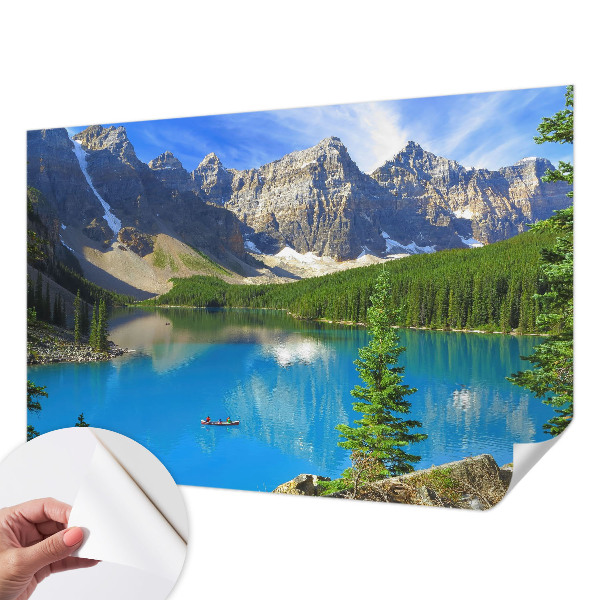 3D fototapeta z motivom gorskega jezera