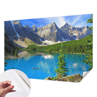 3D fototapeta z motivom gorskega jezera