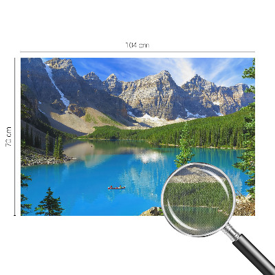 3D fototapeta z motivom gorskega jezera