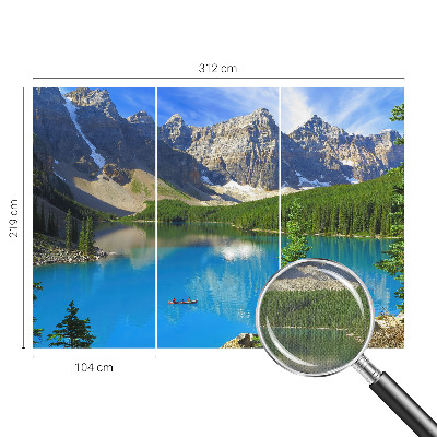 3D fototapeta z motivom gorskega jezera