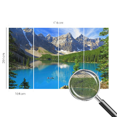 3D fototapeta z motivom gorskega jezera