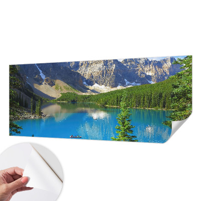 3D fototapeta z motivom gorskega jezera