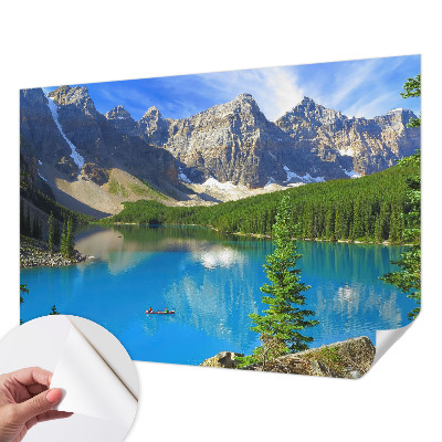 3D fototapeta z motivom gorskega jezera