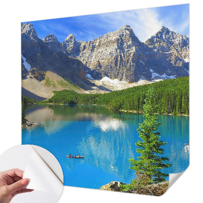 3D fototapeta z motivom gorskega jezera
