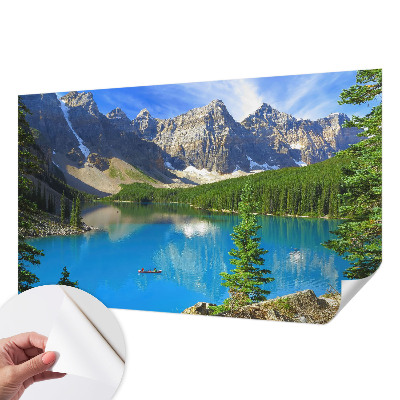 3D fototapeta z motivom gorskega jezera