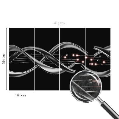 Samolepilna fototapeta za spalnico z vzorcem pletenja