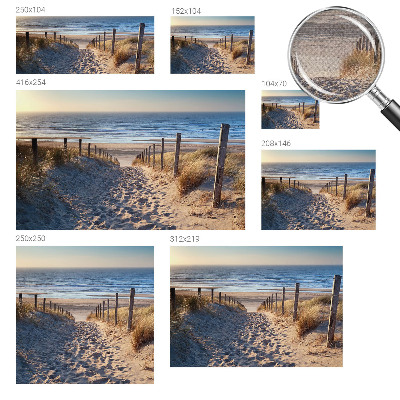 Fototapeta za otroško sobo s prizorom poti ob plaži