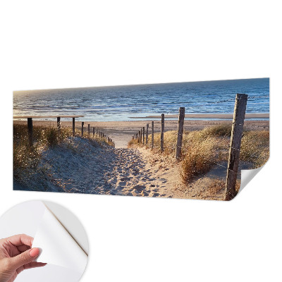 Fototapeta za otroško sobo s prizorom poti ob plaži