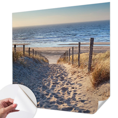 Fototapeta za otroško sobo s prizorom poti ob plaži