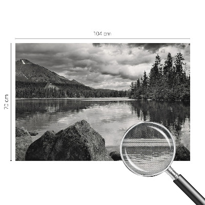 Samolepilna fototapeta za dnevno sobo z motivom gorske panorame