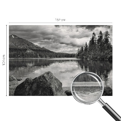 Samolepilna fototapeta za dnevno sobo z motivom gorske panorame
