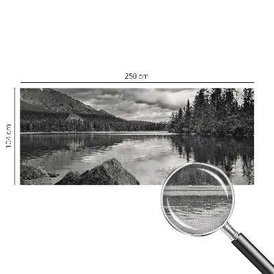 Samolepilna fototapeta za dnevno sobo z motivom gorske panorame