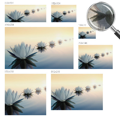Samolepilna fototapeta za dnevno sobo z motivom mirnega razgleda