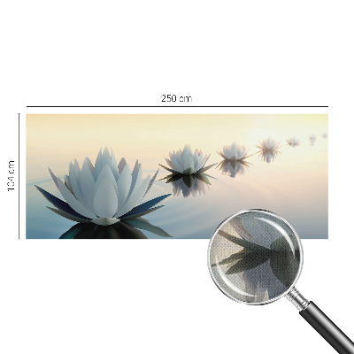 Samolepilna fototapeta za dnevno sobo z motivom mirnega razgleda