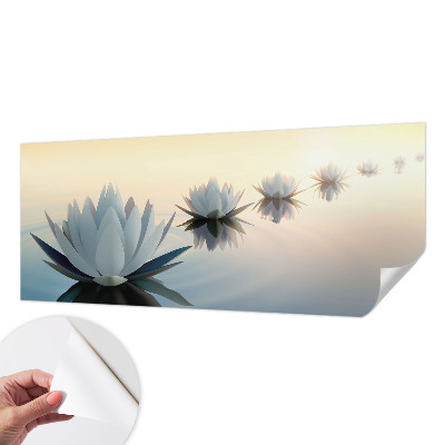 Samolepilna fototapeta za dnevno sobo z motivom mirnega razgleda