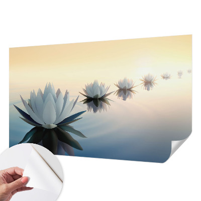 Samolepilna fototapeta za dnevno sobo z motivom mirnega razgleda