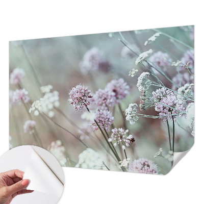 3D fototapeta z motivom divjih rož