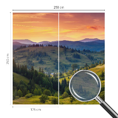 Samolepilna fototapeta za dnevno sobo z motivom gorske pokrajine