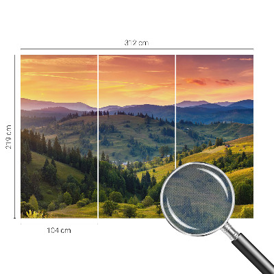 Samolepilna fototapeta za dnevno sobo z motivom gorske pokrajine