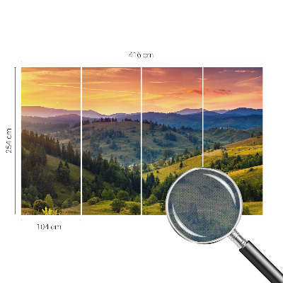 Samolepilna fototapeta za dnevno sobo z motivom gorske pokrajine