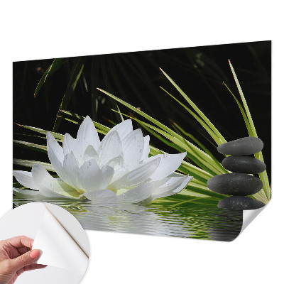 Samolepilna fototapeta z motivom meditacije z lilijo