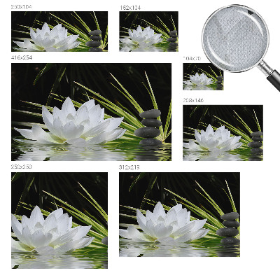 Samolepilna fototapeta z motivom meditacije z lilijo
