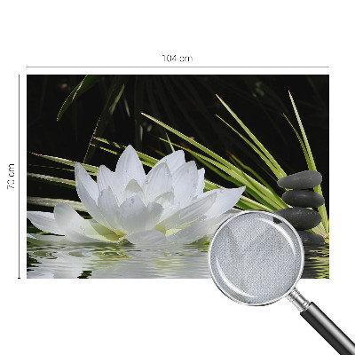 Samolepilna fototapeta z motivom meditacije z lilijo