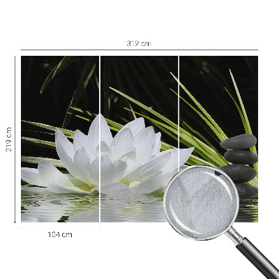 Samolepilna fototapeta z motivom meditacije z lilijo