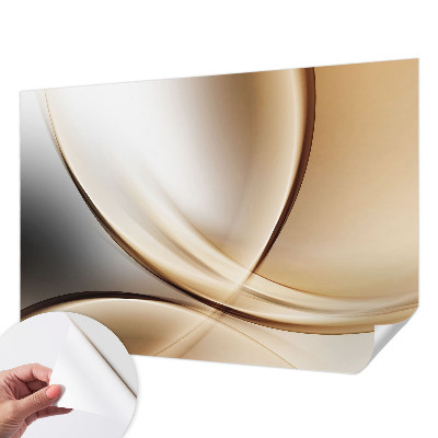 Samolepilna fototapeta Zaobljene črte