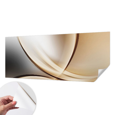 Samolepilna fototapeta Zaobljene črte