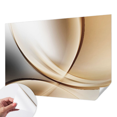 Samolepilna fototapeta Zaobljene črte