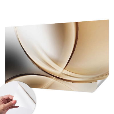 Samolepilna fototapeta Zaobljene črte