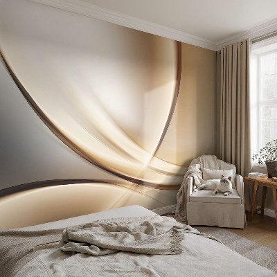 Samolepilna fototapeta Zaobljene črte