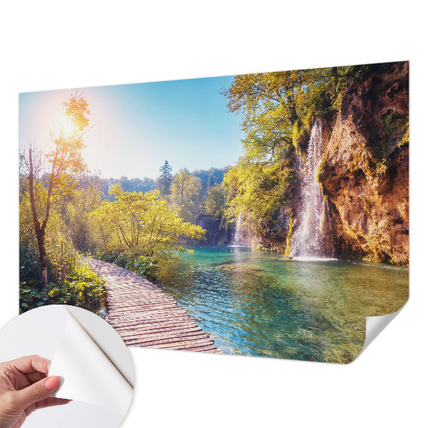Samolepilna fototapeta za dnevno sobo z motivom naravne pokrajine