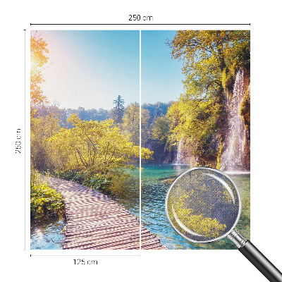 Samolepilna fototapeta za dnevno sobo z motivom naravne pokrajine