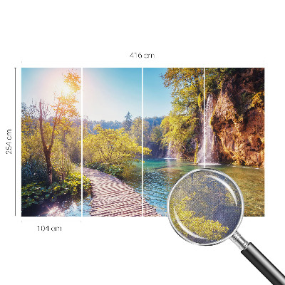 Samolepilna fototapeta za dnevno sobo z motivom naravne pokrajine