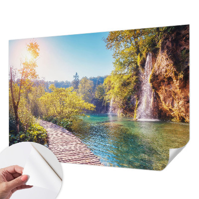 Samolepilna fototapeta za dnevno sobo z motivom naravne pokrajine