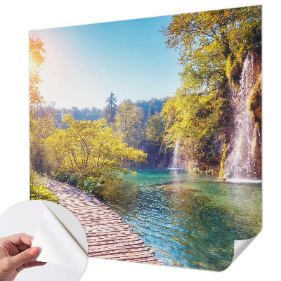 Samolepilna fototapeta za dnevno sobo z motivom naravne pokrajine