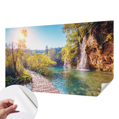Samolepilna fototapeta za dnevno sobo z motivom naravne pokrajine