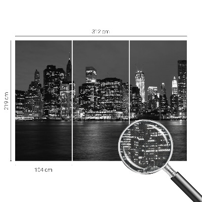 Otroška fototapeta Nočna metropola