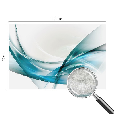 Samolepilna fototapeta za spalnico Modri ​​valovi