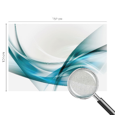 Samolepilna fototapeta za spalnico Modri ​​valovi