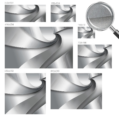 Fototapeta za otroško sobo s motivom geometrijskih spiral