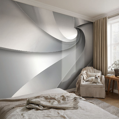 Fototapeta za otroško sobo s motivom geometrijskih spiral