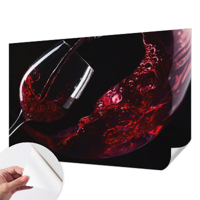 Fototapeta za otroško sobo z motivom rdečega vina