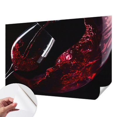 Fototapeta za otroško sobo z motivom rdečega vina