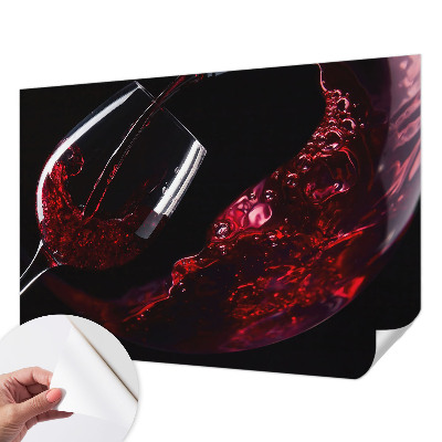 Fototapeta za otroško sobo z motivom rdečega vina